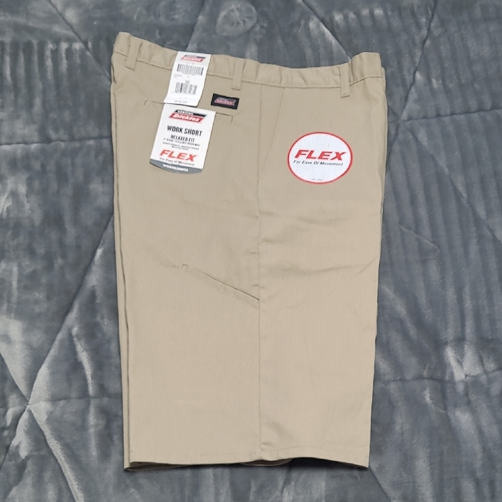 Dickies Tan Flat 13" Imseam Front Shorts Versatile Casual Wear